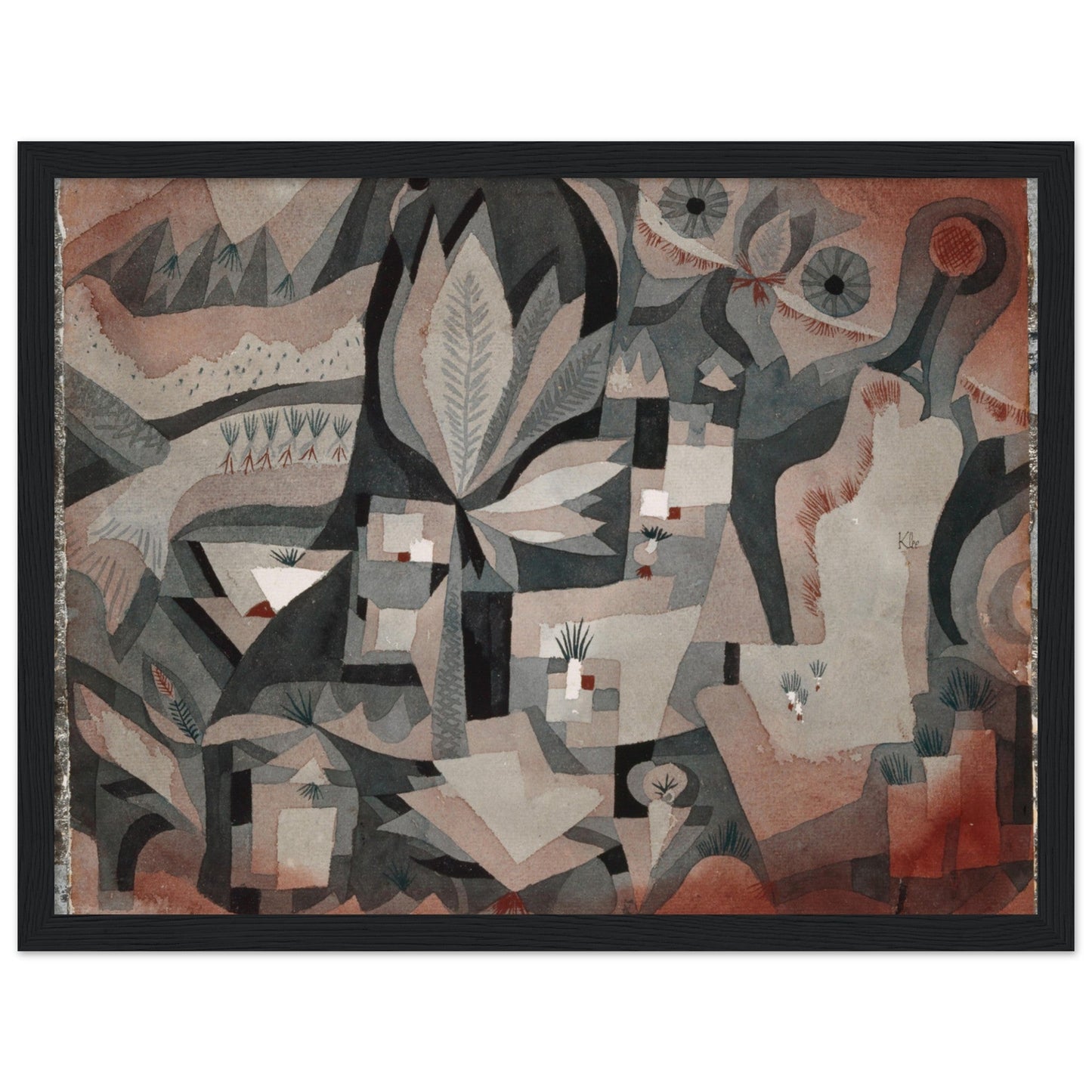 Dry-cool garden (1921) by Paul Klee - Print Material - Master's Gaze