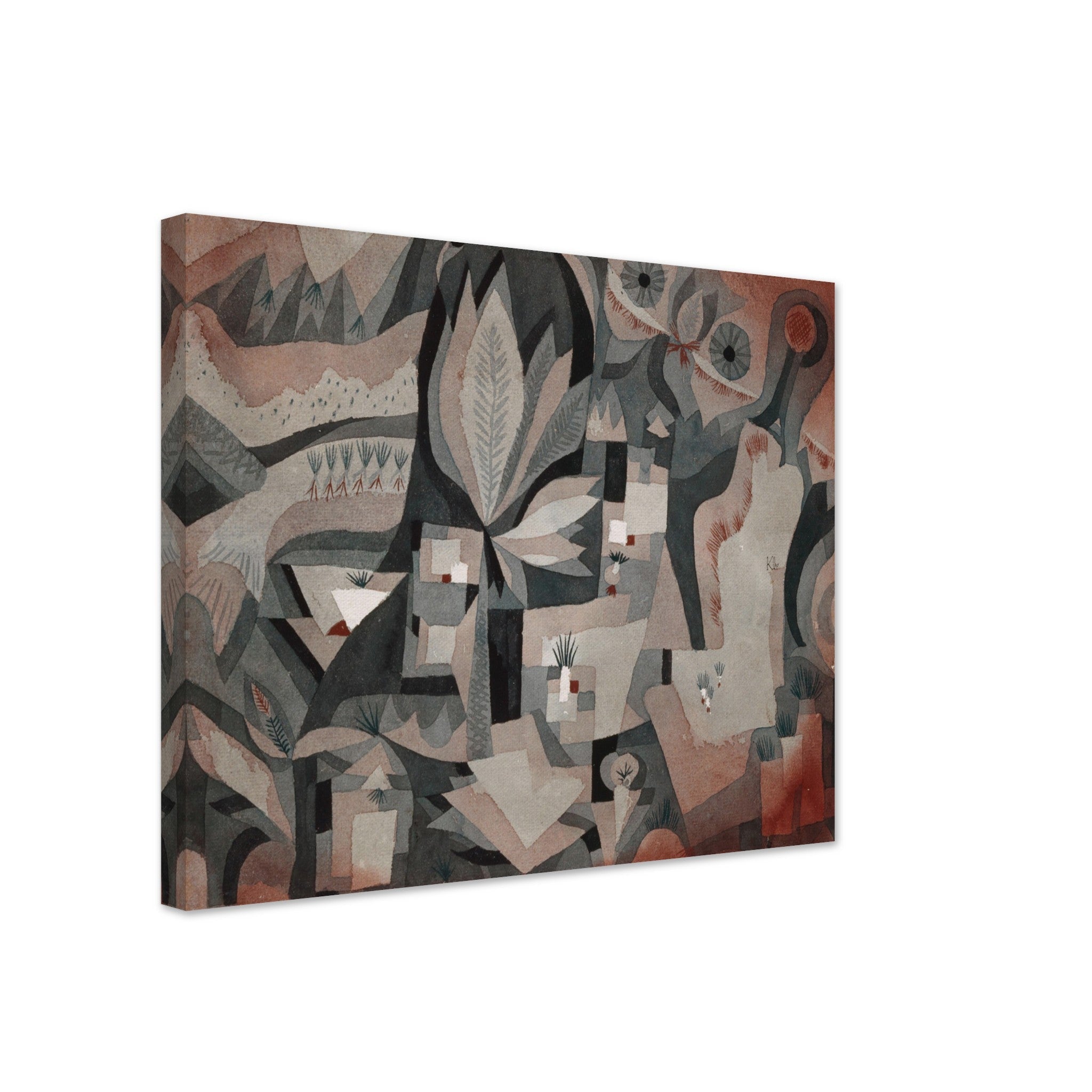 Fashion Dry Cooler Garden by Paul Klee Canvas