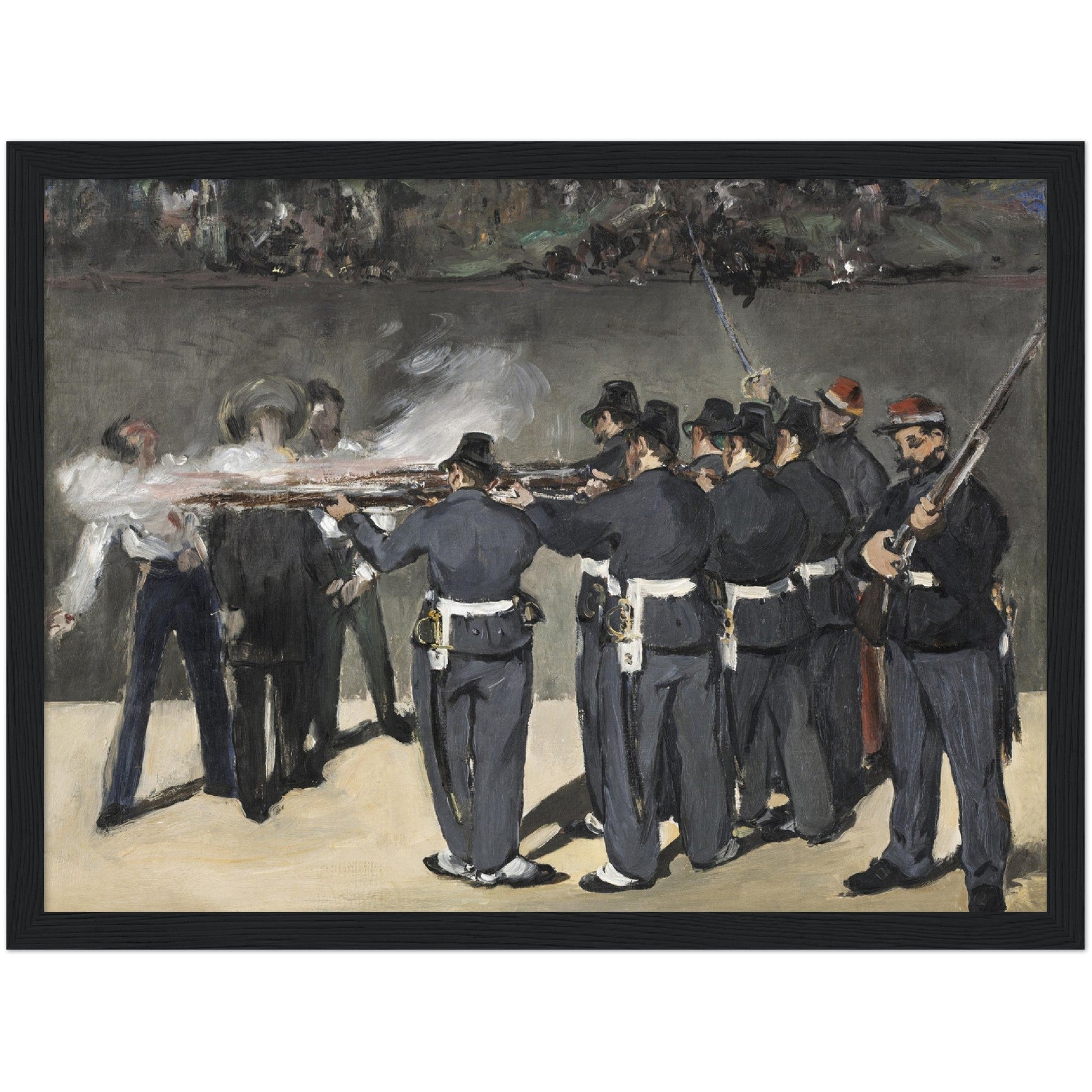 Édouard Manet - The Execution of Maximilian - Print Material - Master's Gaze