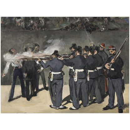 Édouard Manet - The Execution of Maximilian - Print Material - Master's Gaze