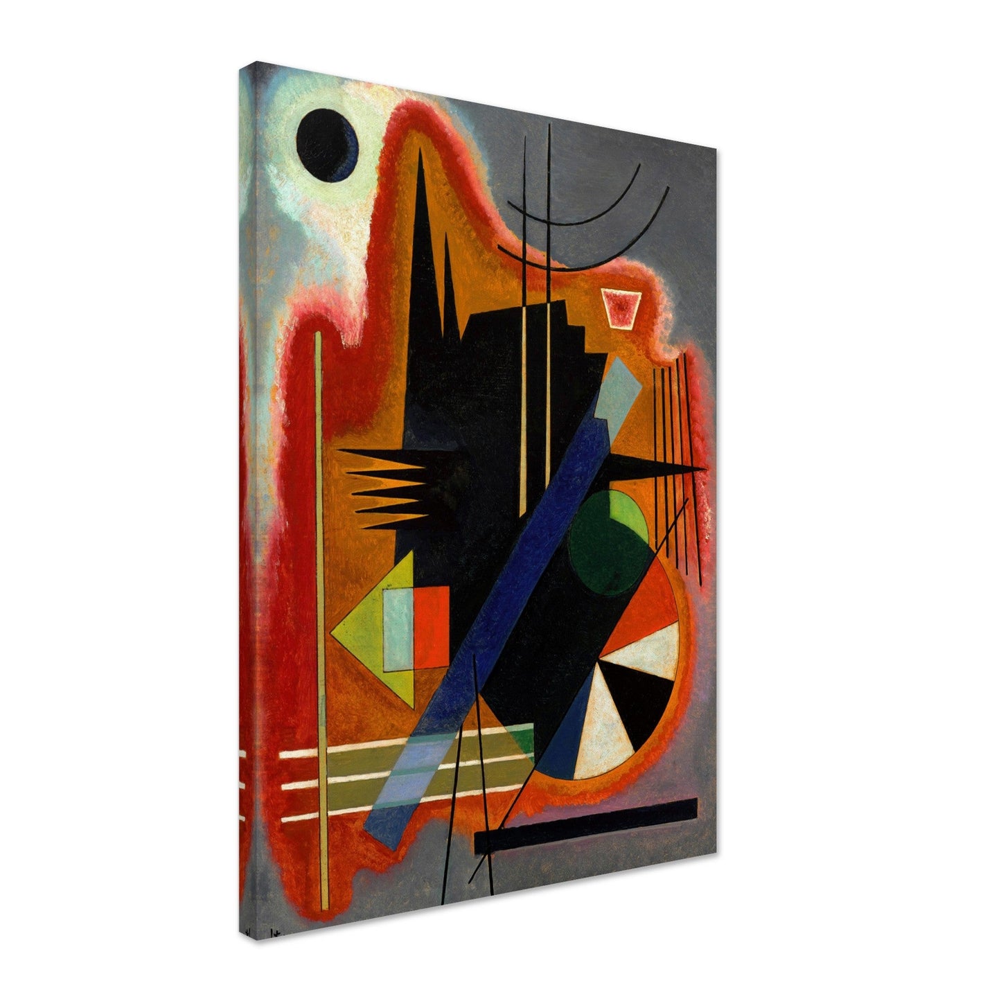 Einige Spitzen (1925) by Wassily Kandinsky - Print Material - Master's Gaze