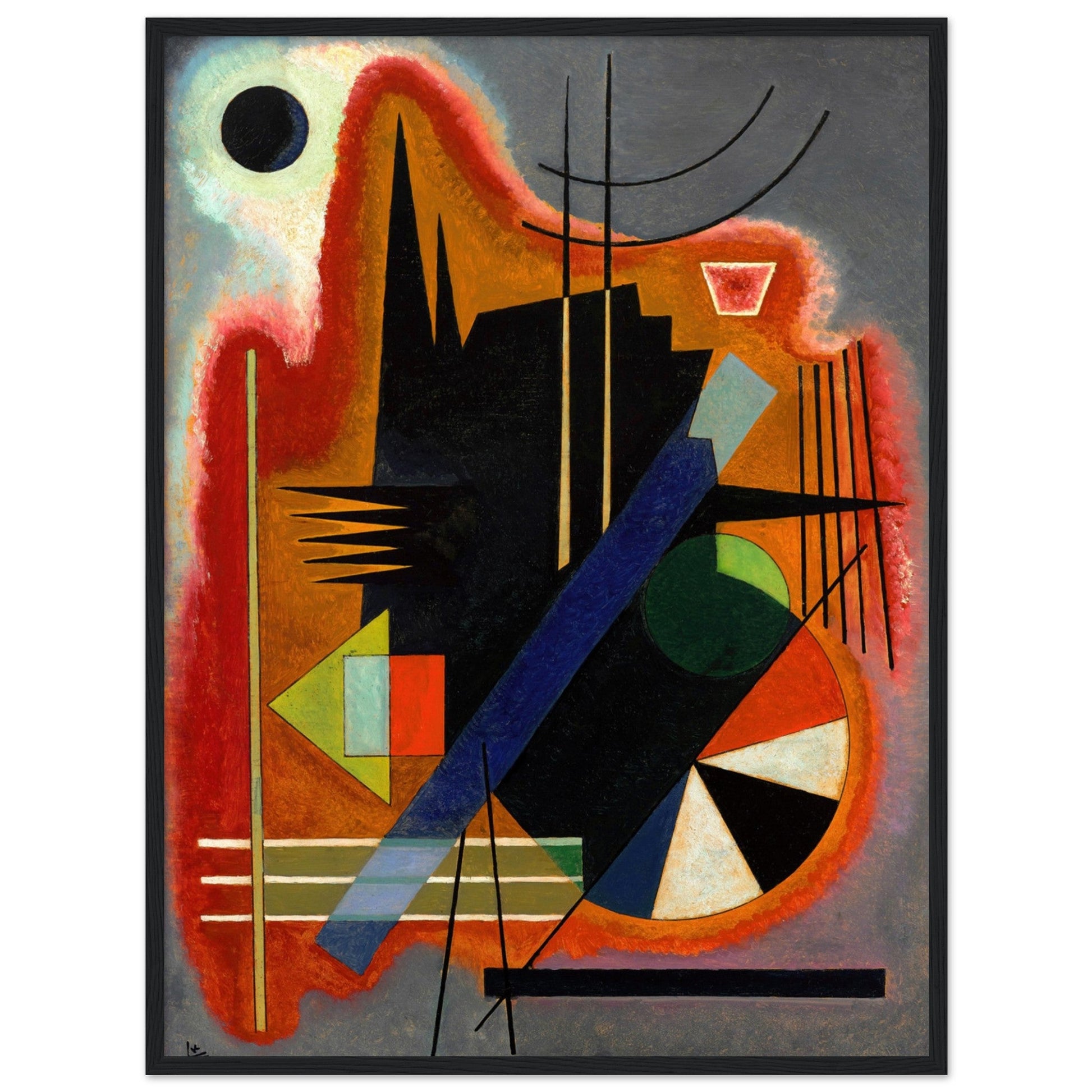 Einige Spitzen (1925) by Wassily Kandinsky - Print Material - Master's Gaze