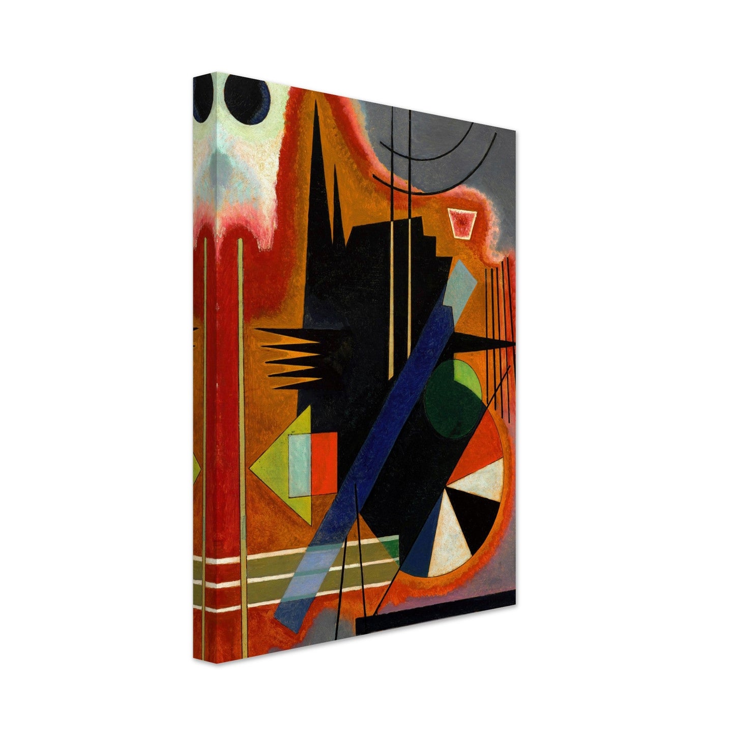 Einige Spitzen (1925) by Wassily Kandinsky - Print Material - Master's Gaze