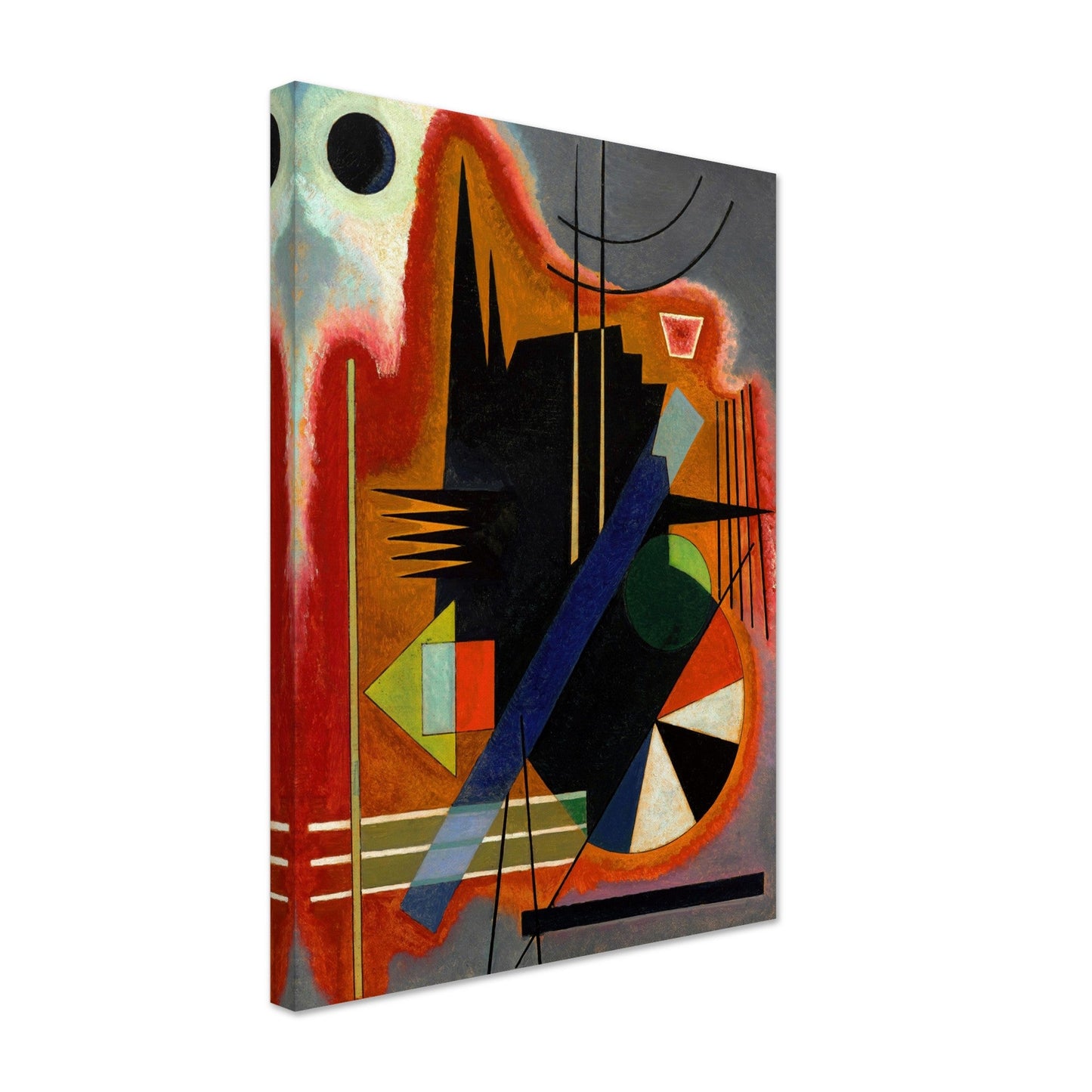 Einige Spitzen (1925) by Wassily Kandinsky - Print Material - Master's Gaze