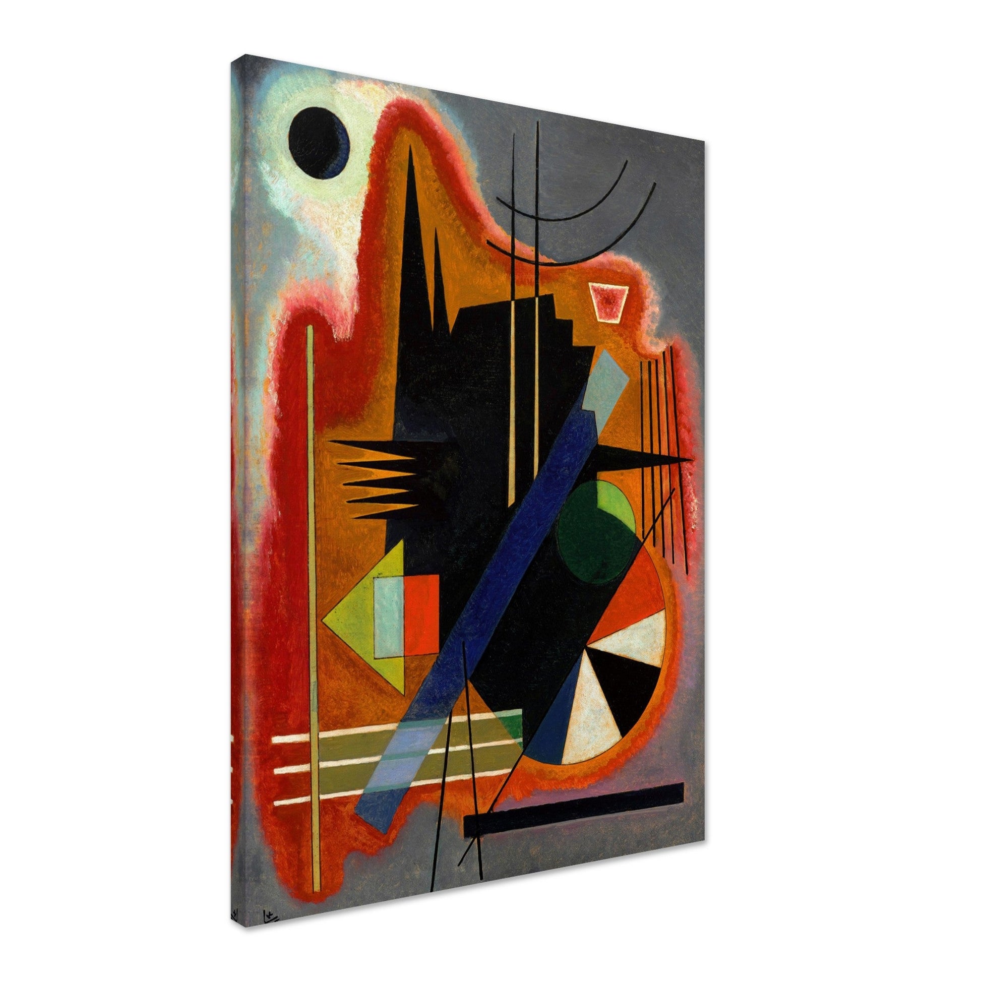 Einige Spitzen (1925) by Wassily Kandinsky - Print Material - Master's Gaze