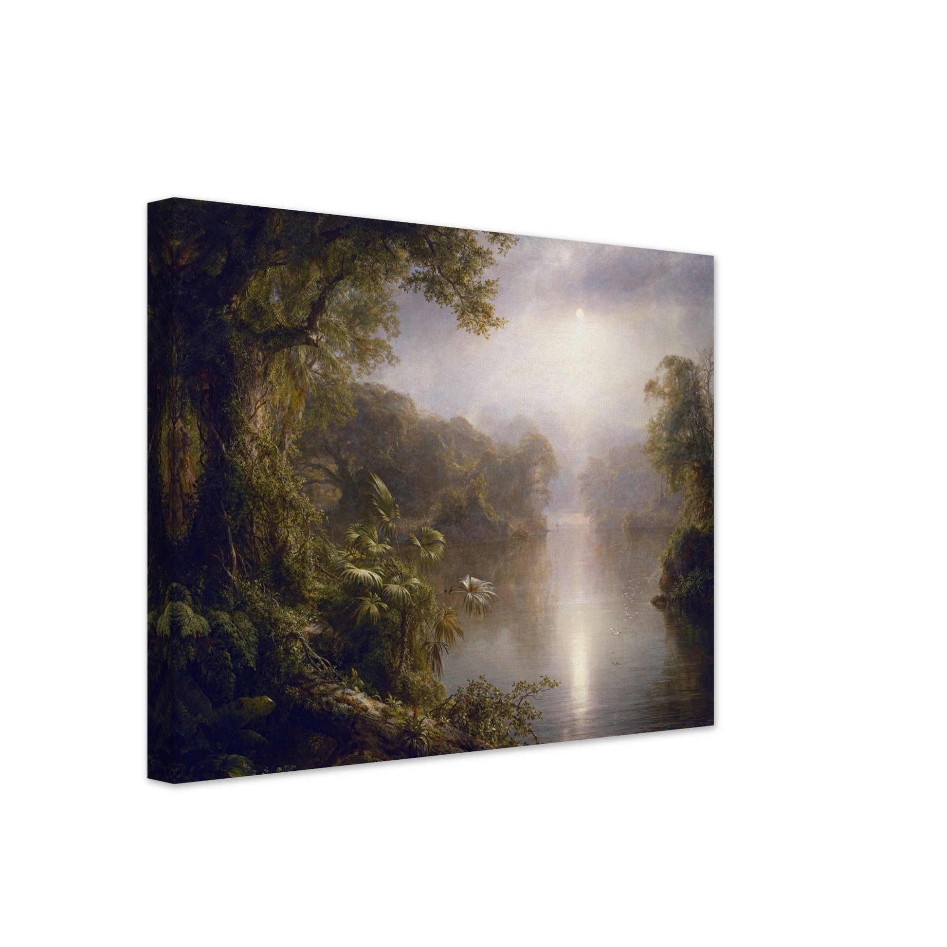 El Rio de Luz (The River of Light) (1877) by Frederic Edwin Church - Print Material - Master's Gaze