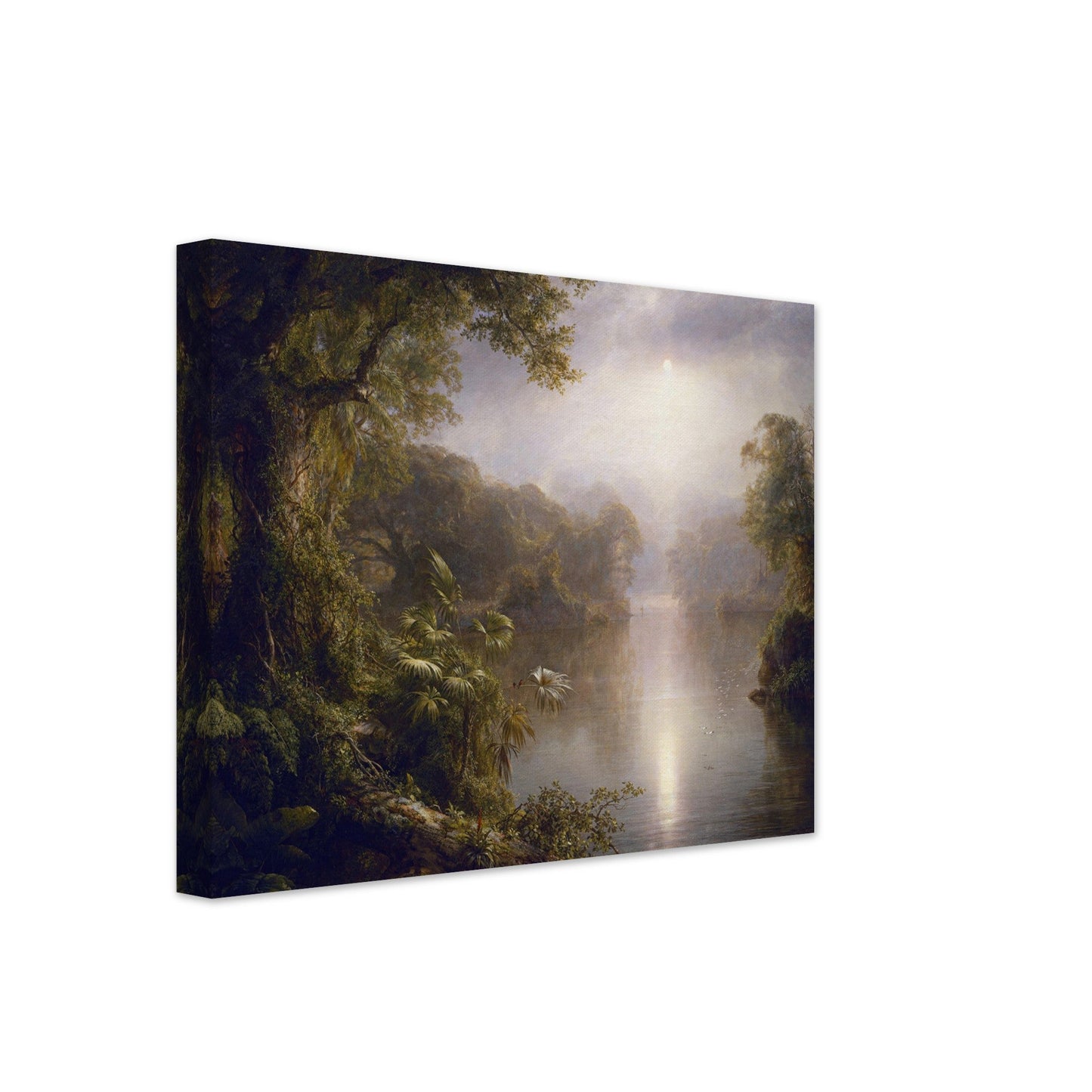 El Rio de Luz (The River of Light) (1877) by Frederic Edwin Church - Print Material - Master's Gaze