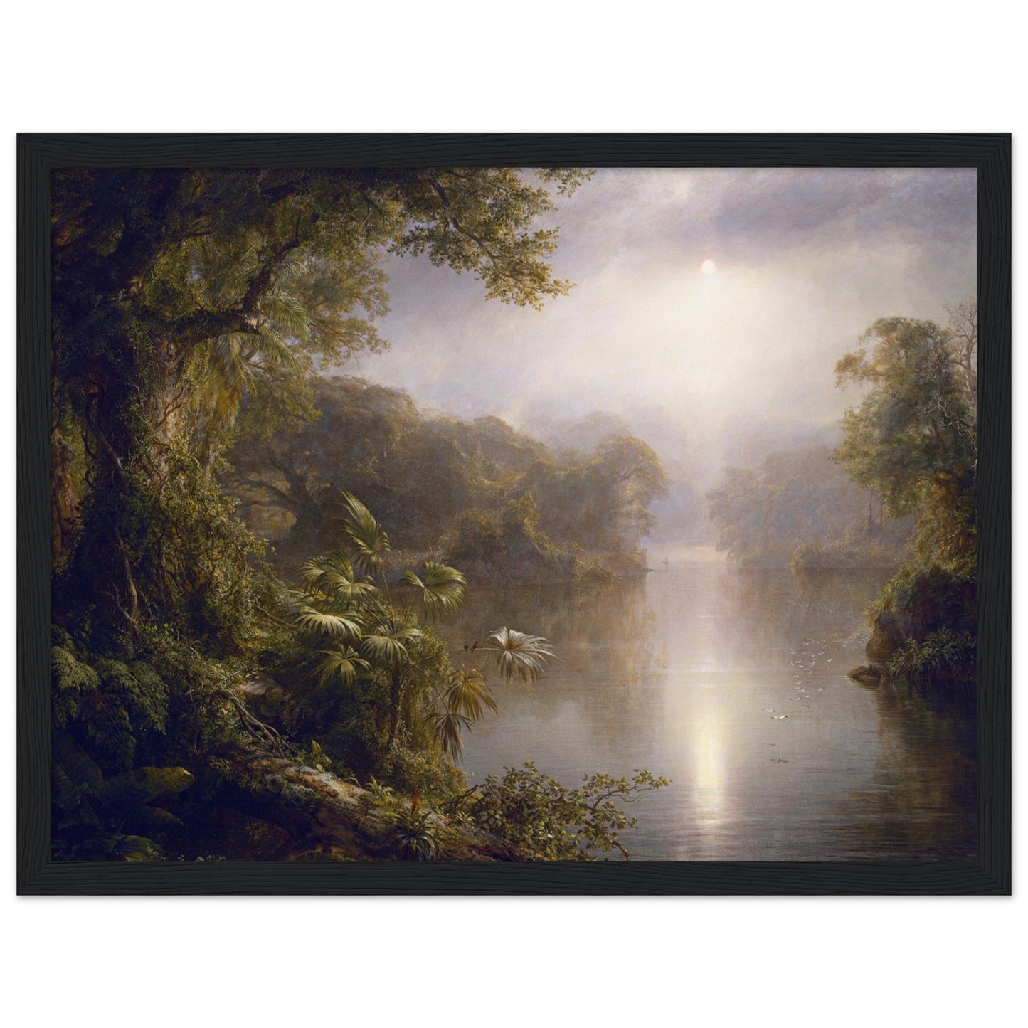 El Rio de Luz (The River of Light) (1877) by Frederic Edwin Church - Print Material - Master's Gaze