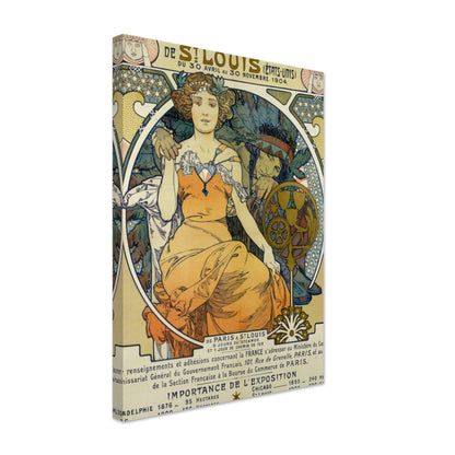 Exposition Universelles Et Internationale De St. Louis (Etats Unis) Du 30 Avril Au 30 Novembre (1903) by Alphonse Mucha - Print Material - Master's Gaze