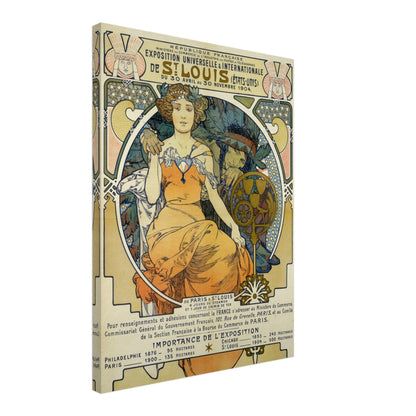 Exposition Universelles Et Internationale De St. Louis (Etats Unis) Du 30 Avril Au 30 Novembre (1903) by Alphonse Mucha - Print Material - Master's Gaze