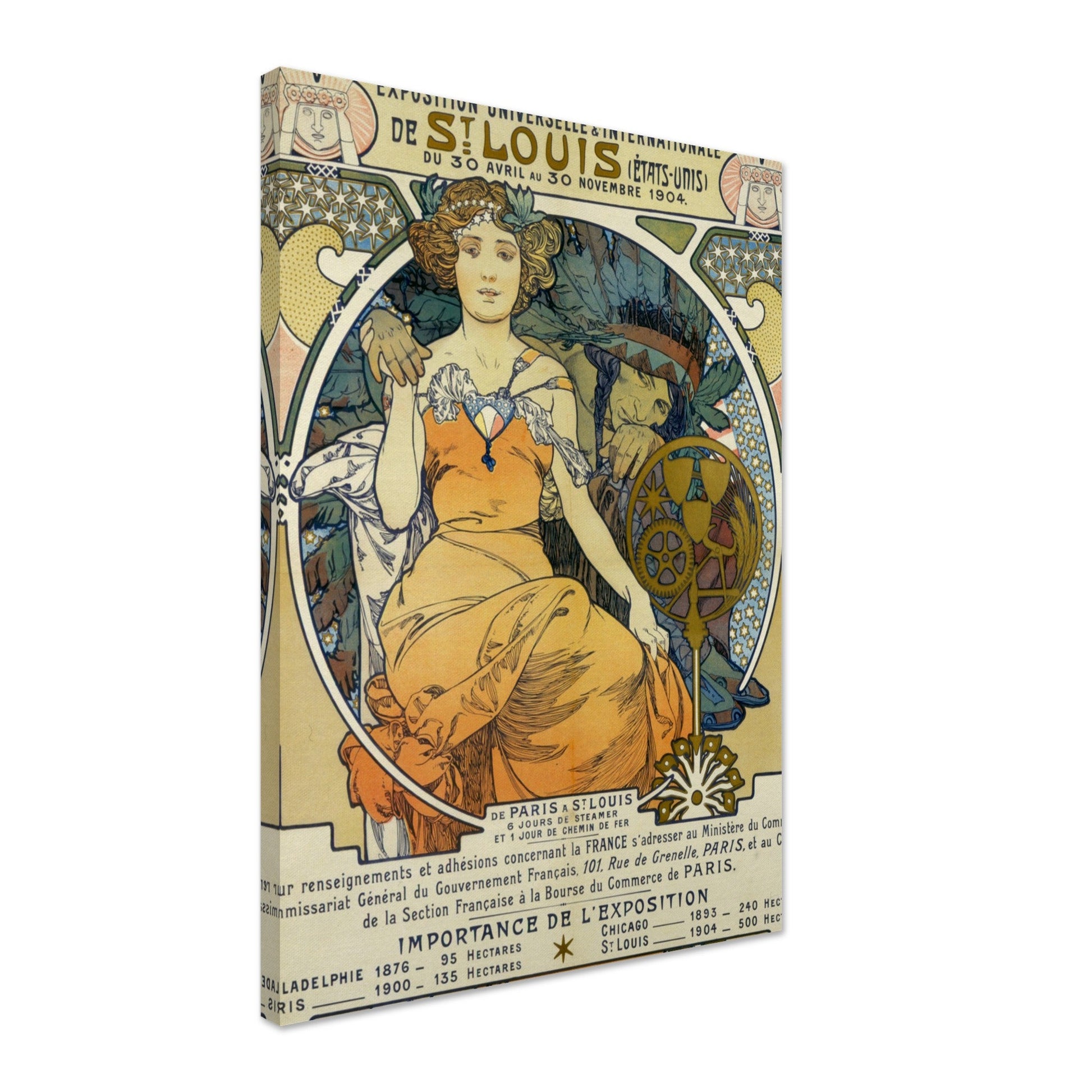 Exposition Universelles Et Internationale De St. Louis (Etats Unis) Du 30 Avril Au 30 Novembre (1903) by Alphonse Mucha - Print Material - Master's Gaze