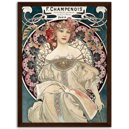 F. Champenois Imprimeur Editeur (1897) by Alphonse Mucha - Print Material - Master's Gaze