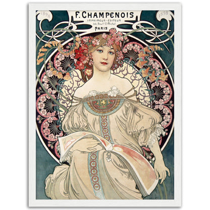 F. Champenois Imprimeur Editeur (1897) by Alphonse Mucha - Print Material - Master's Gaze