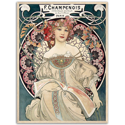 F. Champenois Imprimeur Editeur (1897) by Alphonse Mucha - Print Material - Master's Gaze