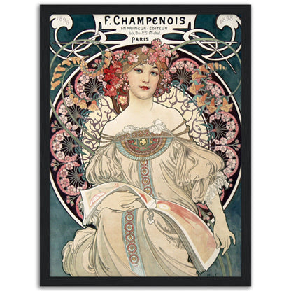 F. Champenois Imprimeur Editeur (1897) by Alphonse Mucha - Print Material - Master's Gaze