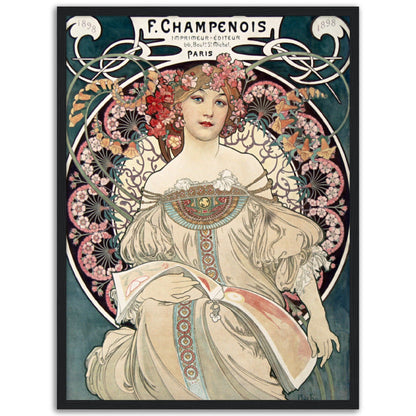 F. Champenois Imprimeur Editeur (1897) by Alphonse Mucha - Print Material - Master's Gaze