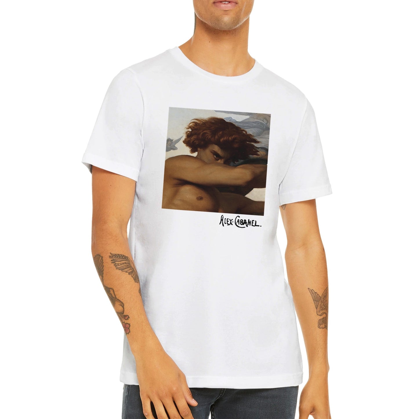 Fallen Angel by Alexandre Cabanel, Art Apparel Collection - Print Material - Master's Gaze