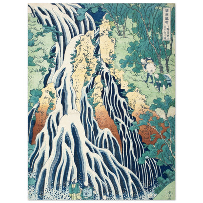 Falls of Kirifuri at Mt. Kurokami, Shimotsuke Province (circa 1832) by Katsushika Hokusai - Print Material - Master's Gaze