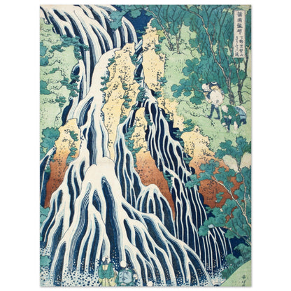 Falls of Kirifuri at Mt. Kurokami, Shimotsuke Province (circa 1832) by Katsushika Hokusai - Print Material - Master's Gaze