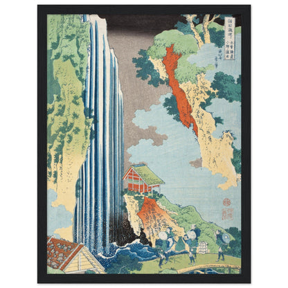 Falls of Ono on the Kisokaidō (circa 1833-1834) by Katsushika Hokusai - Print Material - Master's Gaze