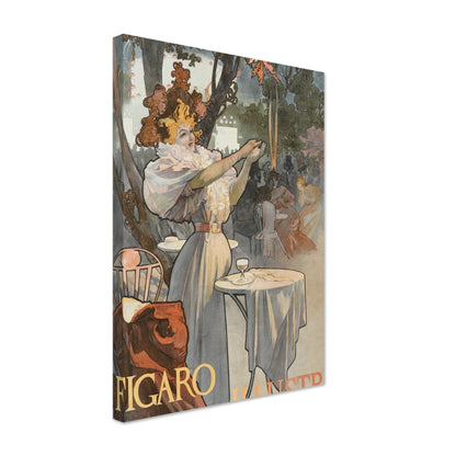 Figaro by Alphonse Mucha - Print Material - Master's Gaze