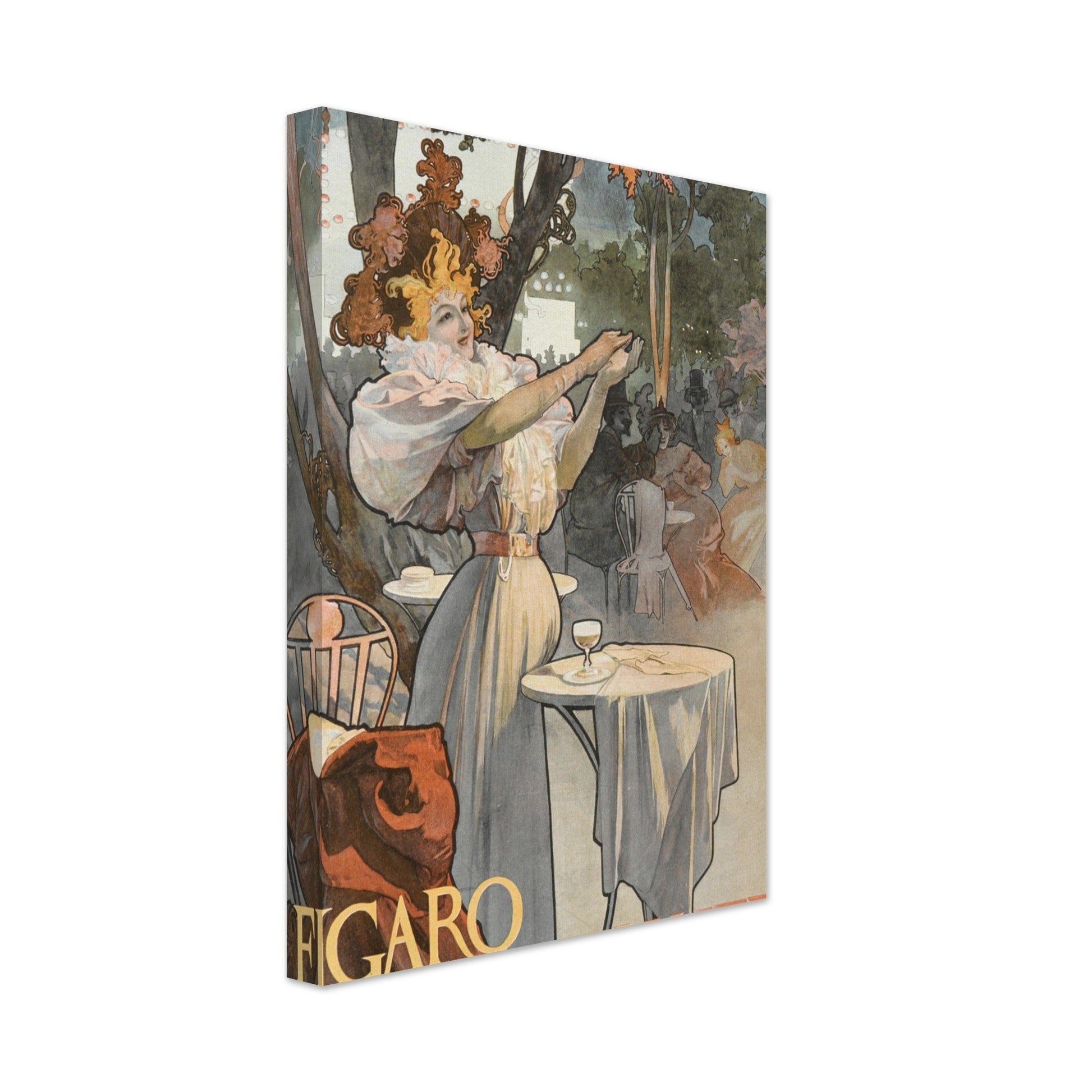 Figaro by Alphonse Mucha - Print Material - Master's Gaze