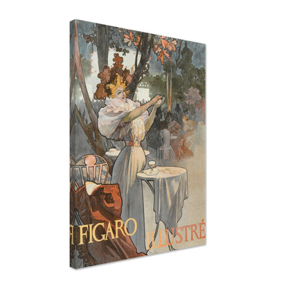 Figaro by Alphonse Mucha - Print Material - Master's Gaze