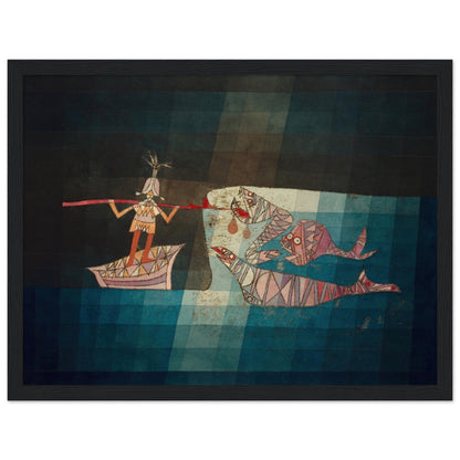 Fighting scene from the comic-fantastic opera ‘the seafarer’ (1923) by Paul Klee - Print Material - Master's Gaze