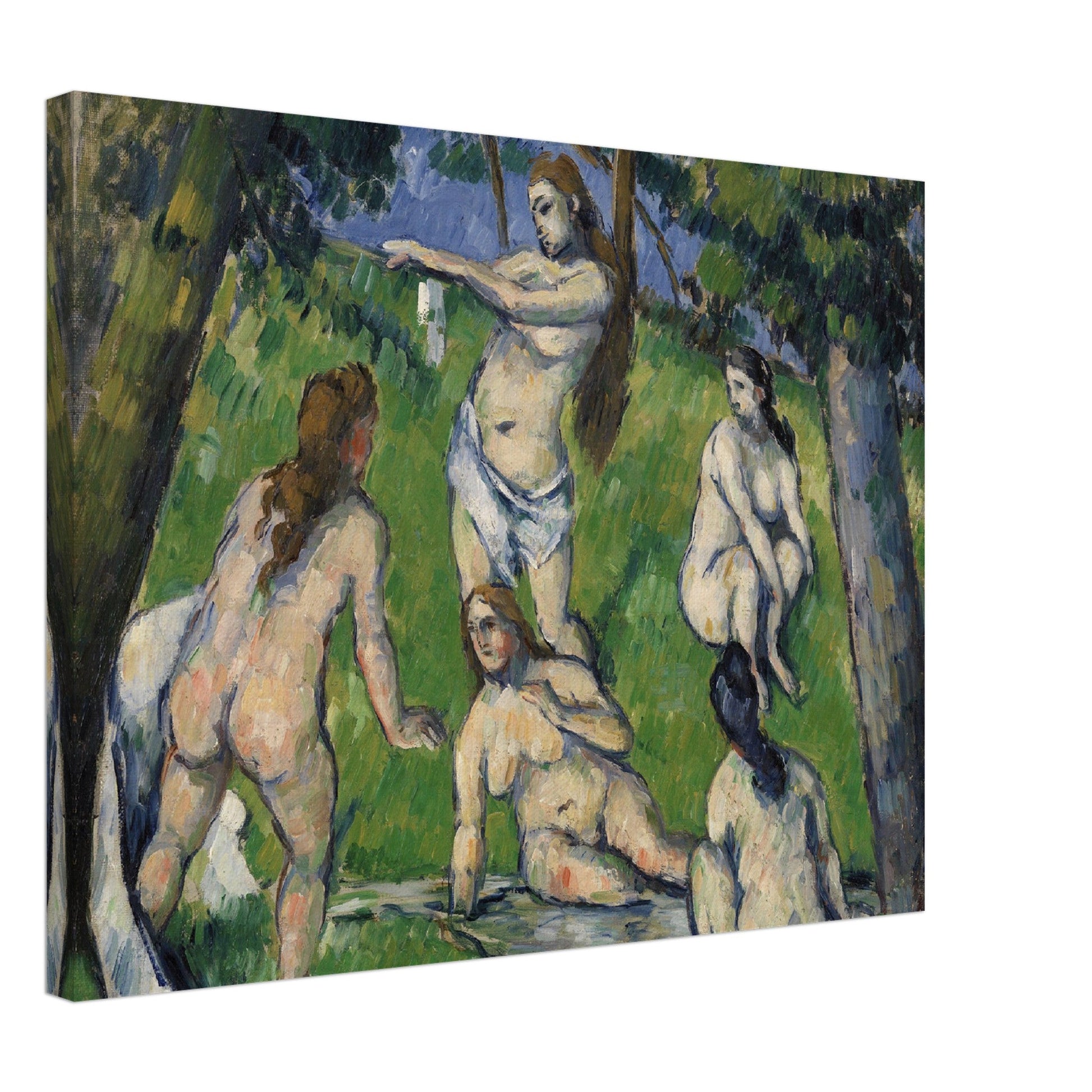 Five Bathers - Paul Cézanne Wall Art - Print Material - Master's Gaze