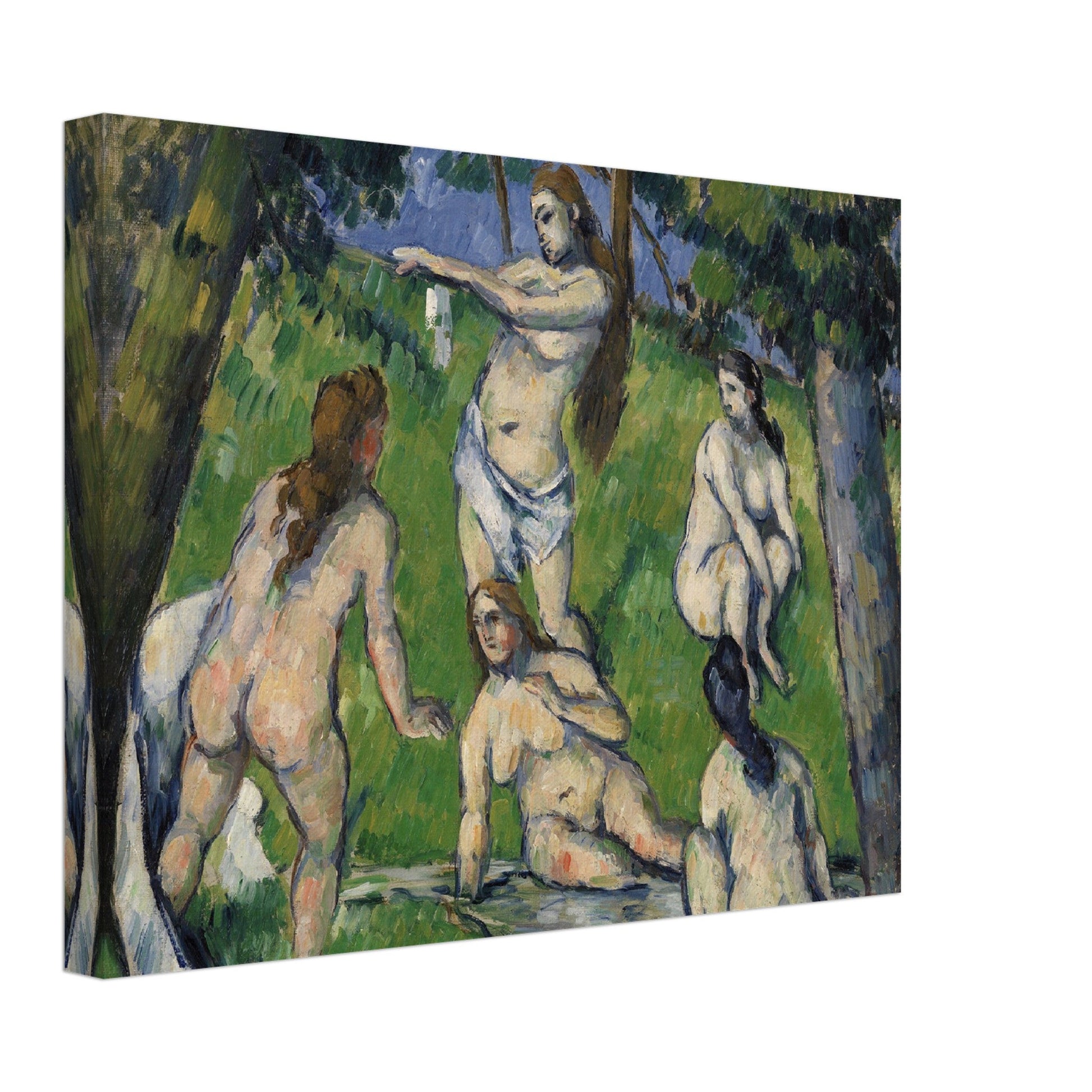 Five Bathers - Paul Cézanne Wall Art - Print Material - Master's Gaze