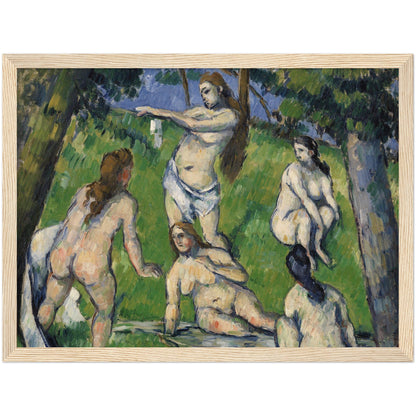 Five Bathers - Paul Cézanne Wall Art - Print Material - Master's Gaze