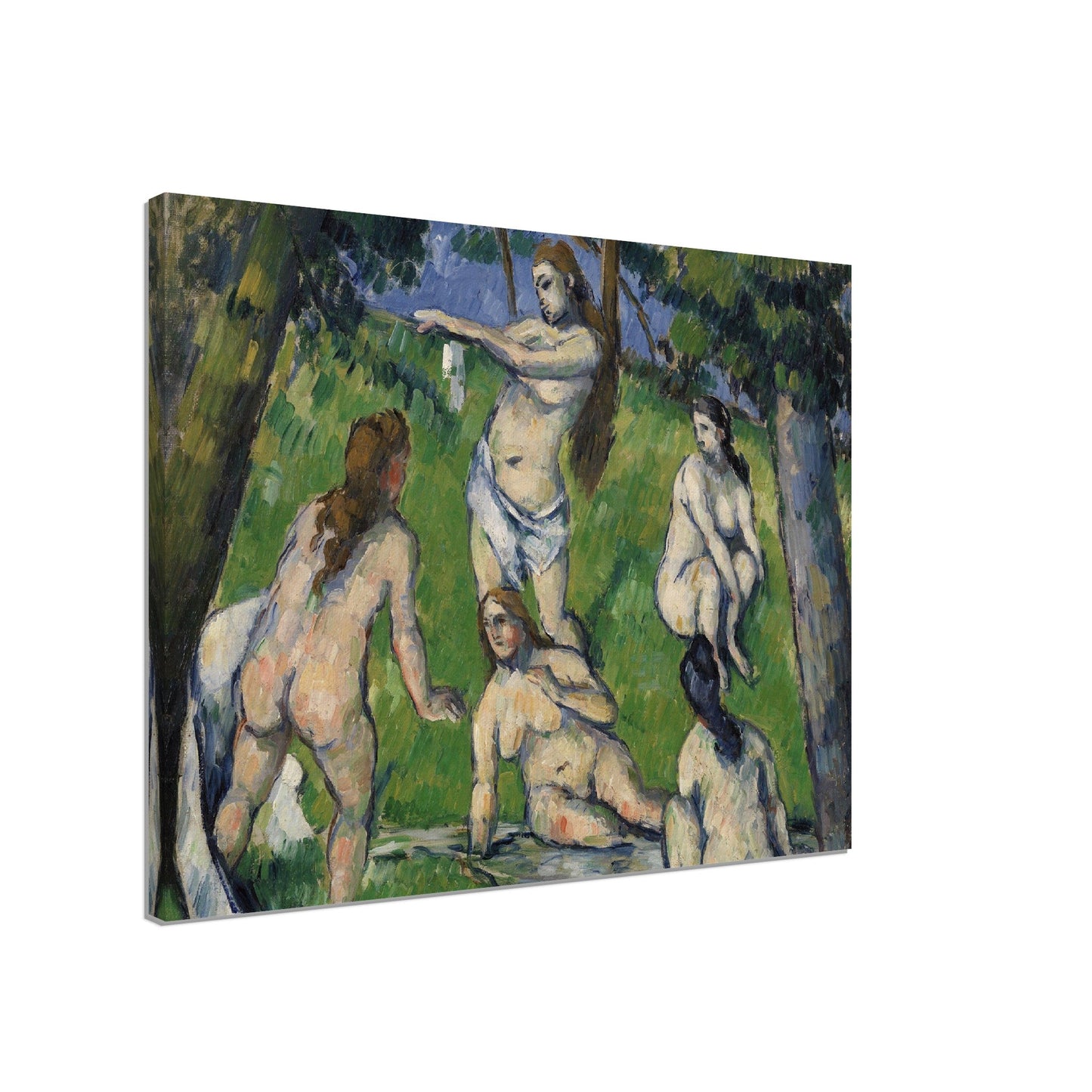 Five Bathers - Paul Cézanne Wall Art - Print Material - Master's Gaze