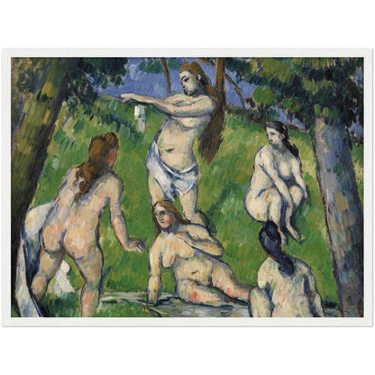 Five Bathers - Paul Cézanne Wall Art - Print Material - Master's Gaze