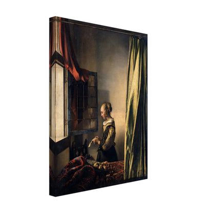 Girl Reading A Letter By An Open Window by Johannes Vermeer - Print Material - Master's Gaze