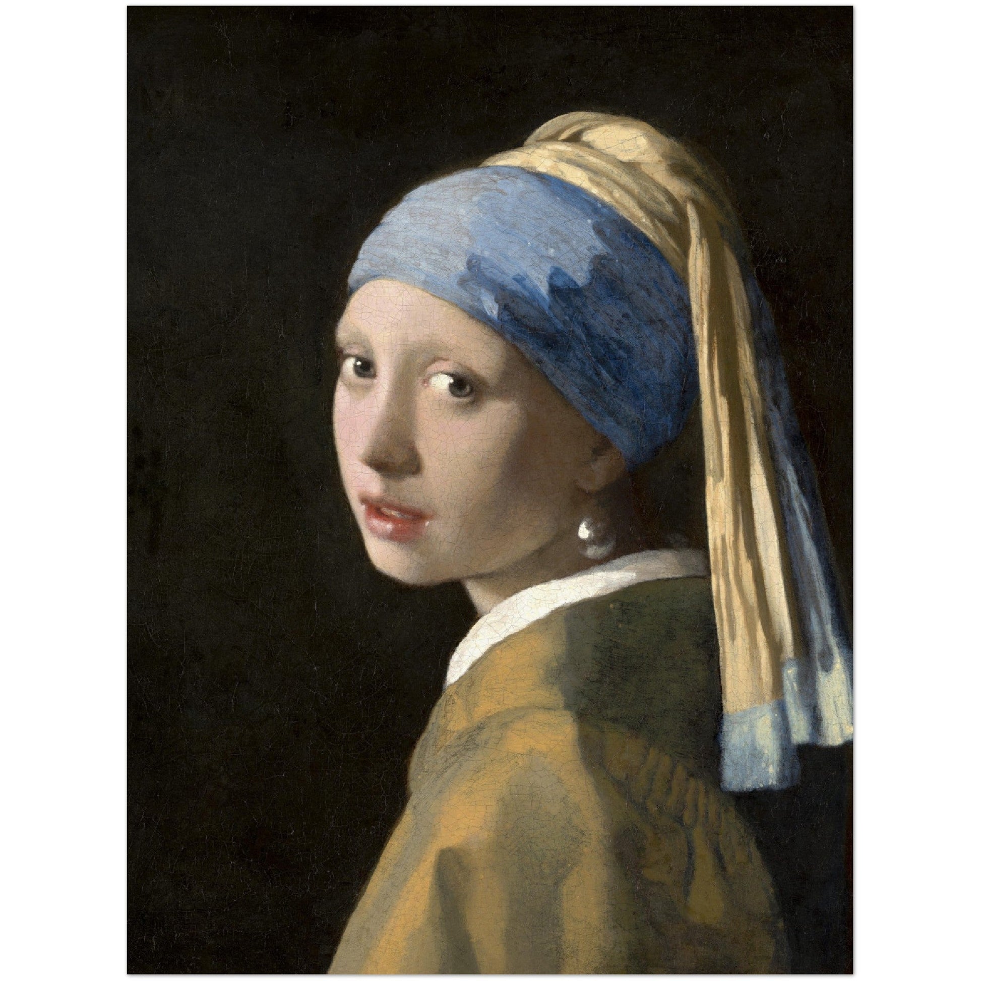 Girl with a Pearl Earring - Johannes Vermeer - Print Material - Master's Gaze