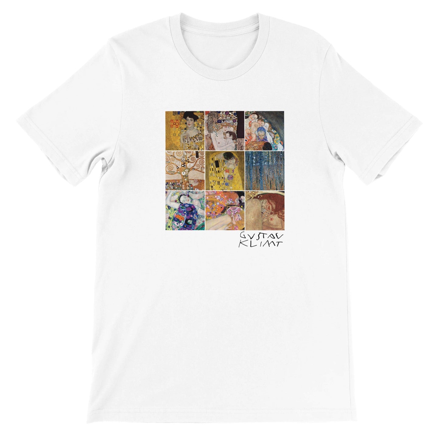 Gustav Klimt, Art T-Shirt Collection - Print Material - Master's Gaze