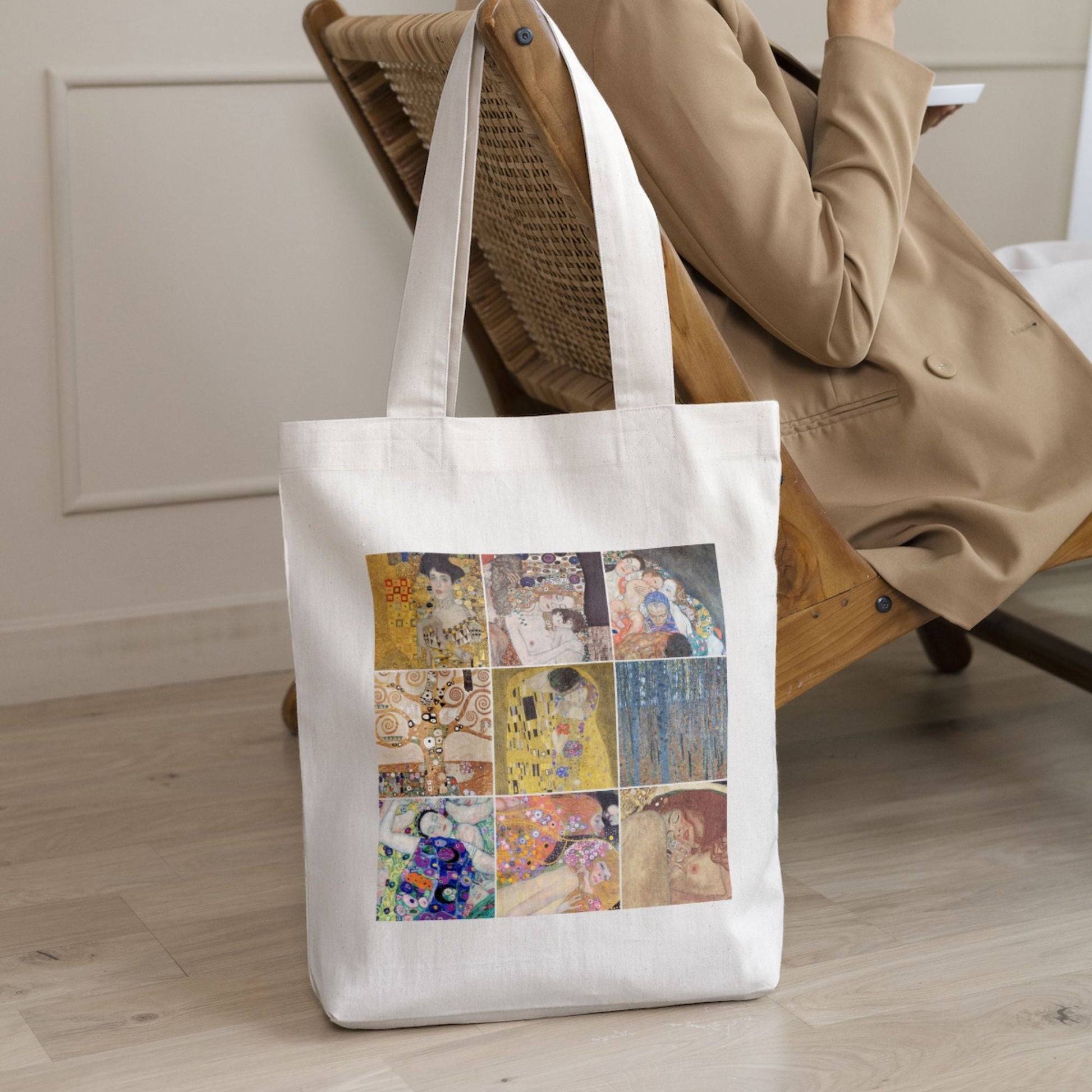 Gustav Klimt, Art Tote Bag Collection - Print Material - Master's Gaze