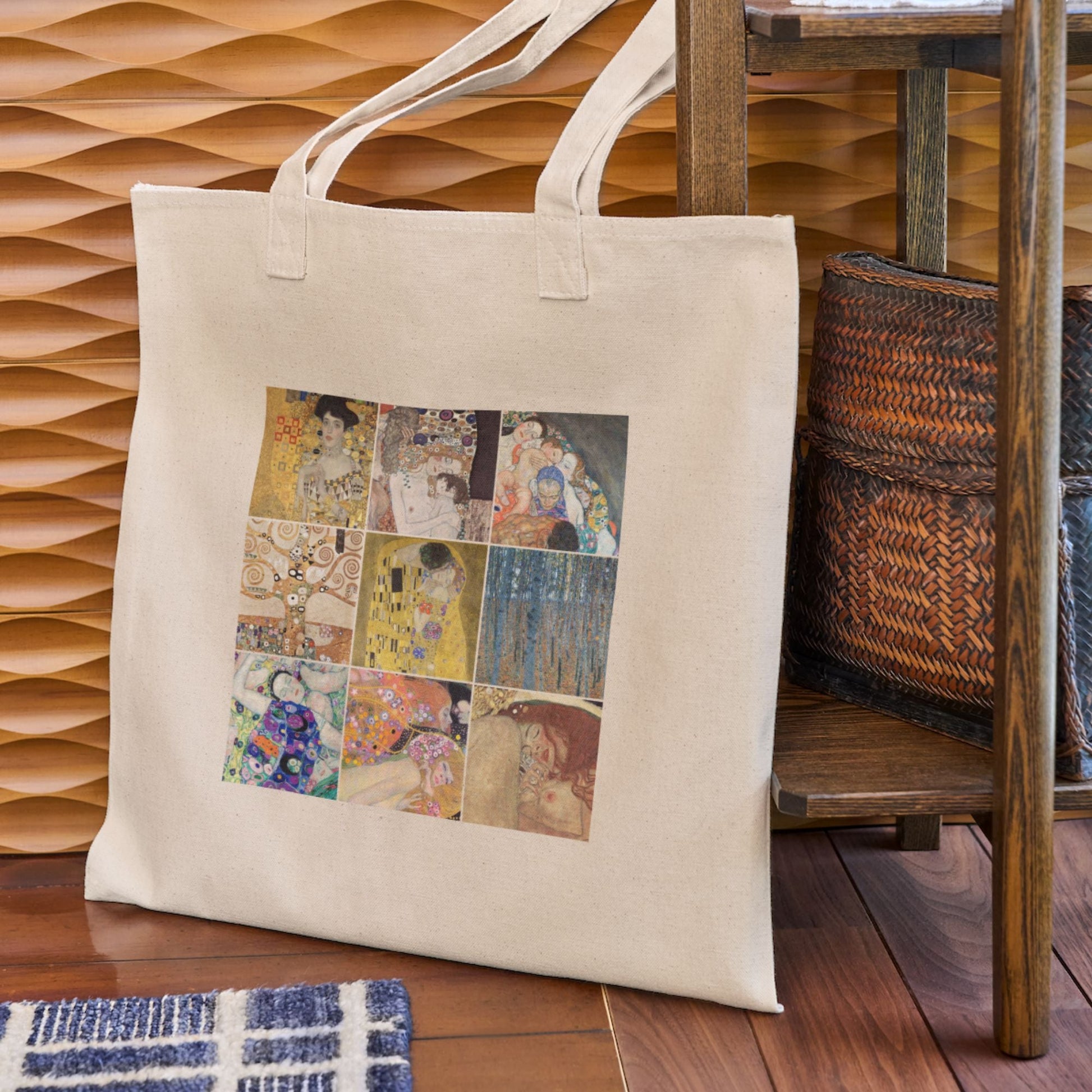 Gustav Klimt, Art Tote Bag Collection - Print Material - Master's Gaze