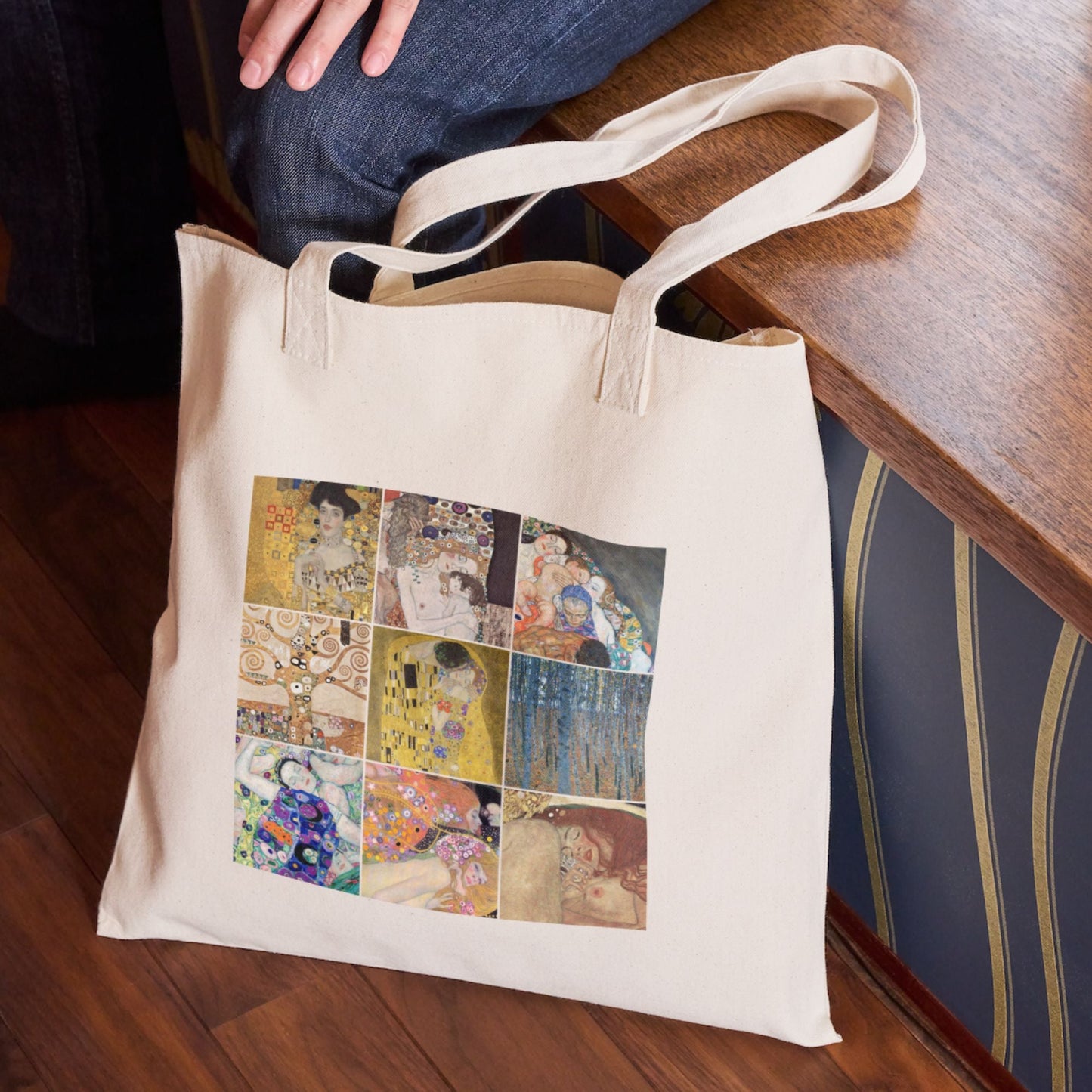 Gustav Klimt, Art Tote Bag Collection - Print Material - Master's Gaze