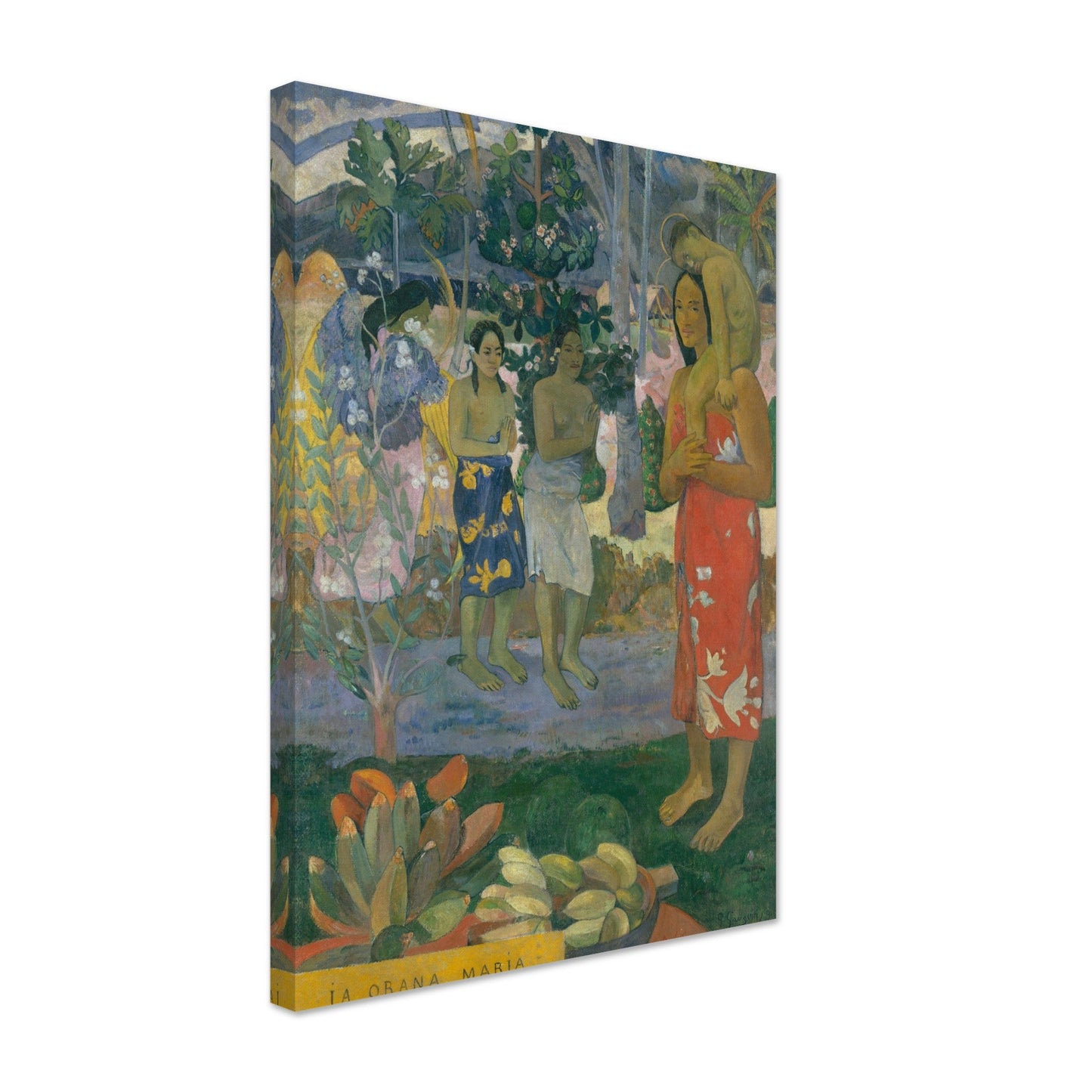 Hail Mary (La Orana Maria) by Paul Gauguin - Print Material - Master's Gaze