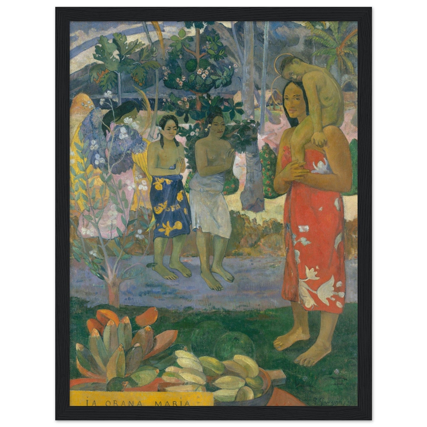 Hail Mary (La Orana Maria) by Paul Gauguin - Print Material - Master's Gaze