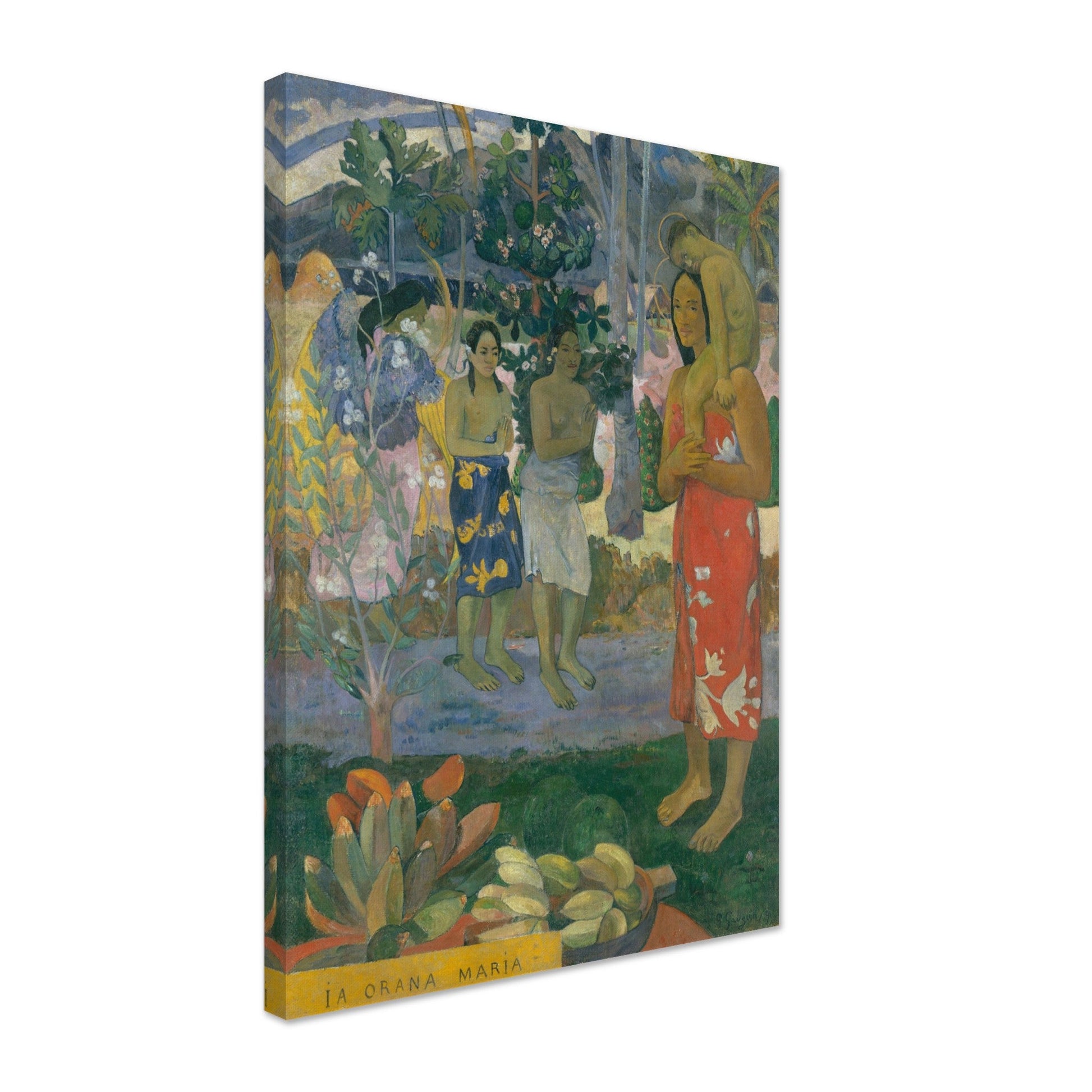 Hail Mary (La Orana Maria) by Paul Gauguin - Print Material - Master's Gaze