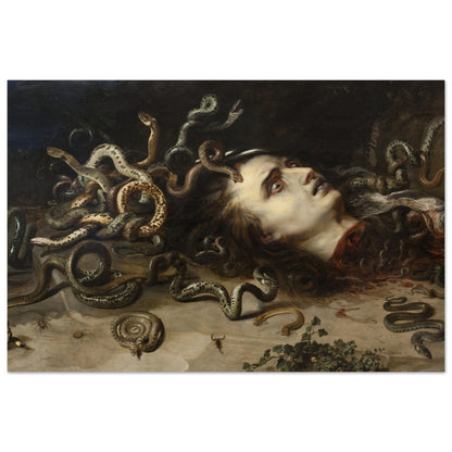 Head of Medusa (1617-1618) by Pieter Paul Rubens - Print Material - Master's Gaze