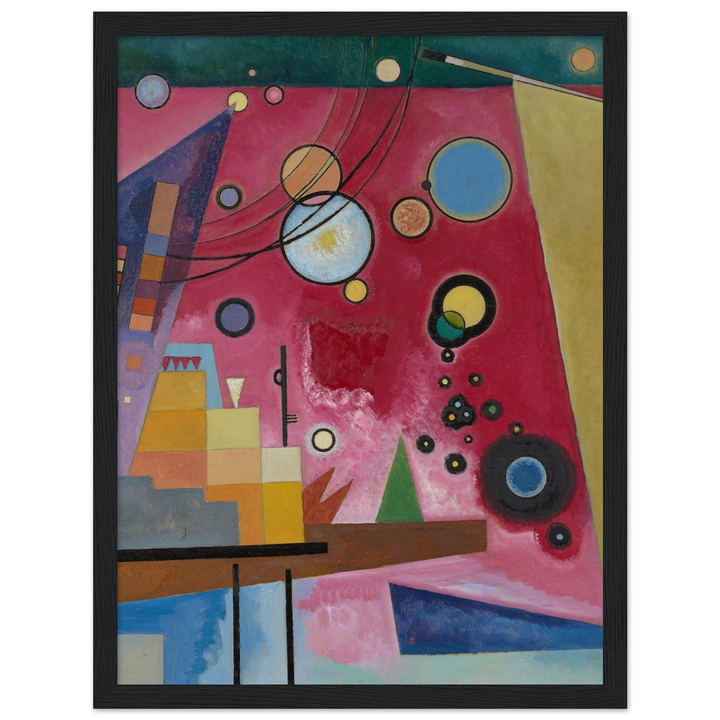 Heavy red (1924) by Wassily Kandinsky - Print Material - Master's Gaze