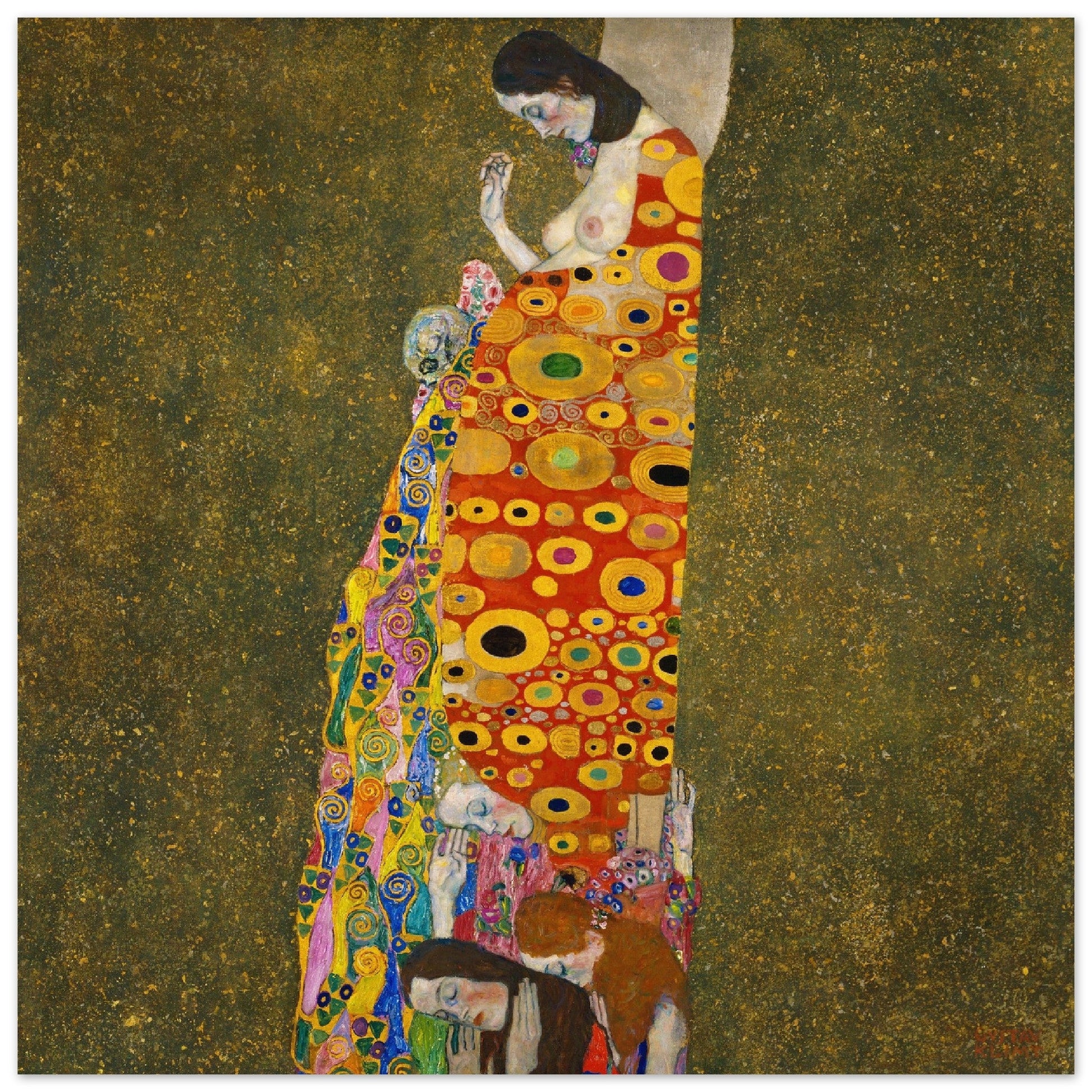 Hope, II (1907 - 1908) by Gustav Klimt - Print Material - Master's Gaze