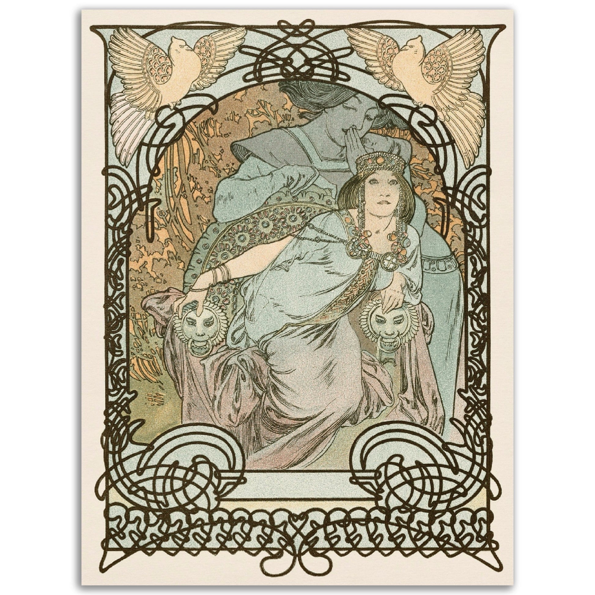 Ilsee, Princesse de Tripoli (1897) by Alphonse Mucha - Print Material - Master's Gaze