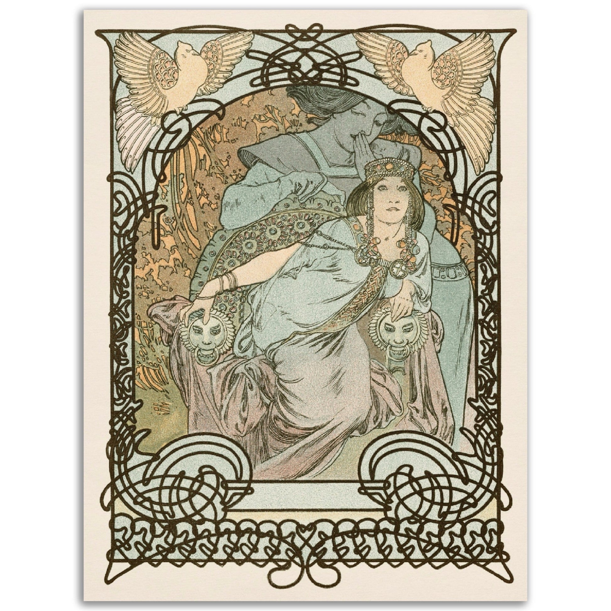 Ilsee, Princesse de Tripoli (1897) by Alphonse Mucha - Print Material - Master's Gaze