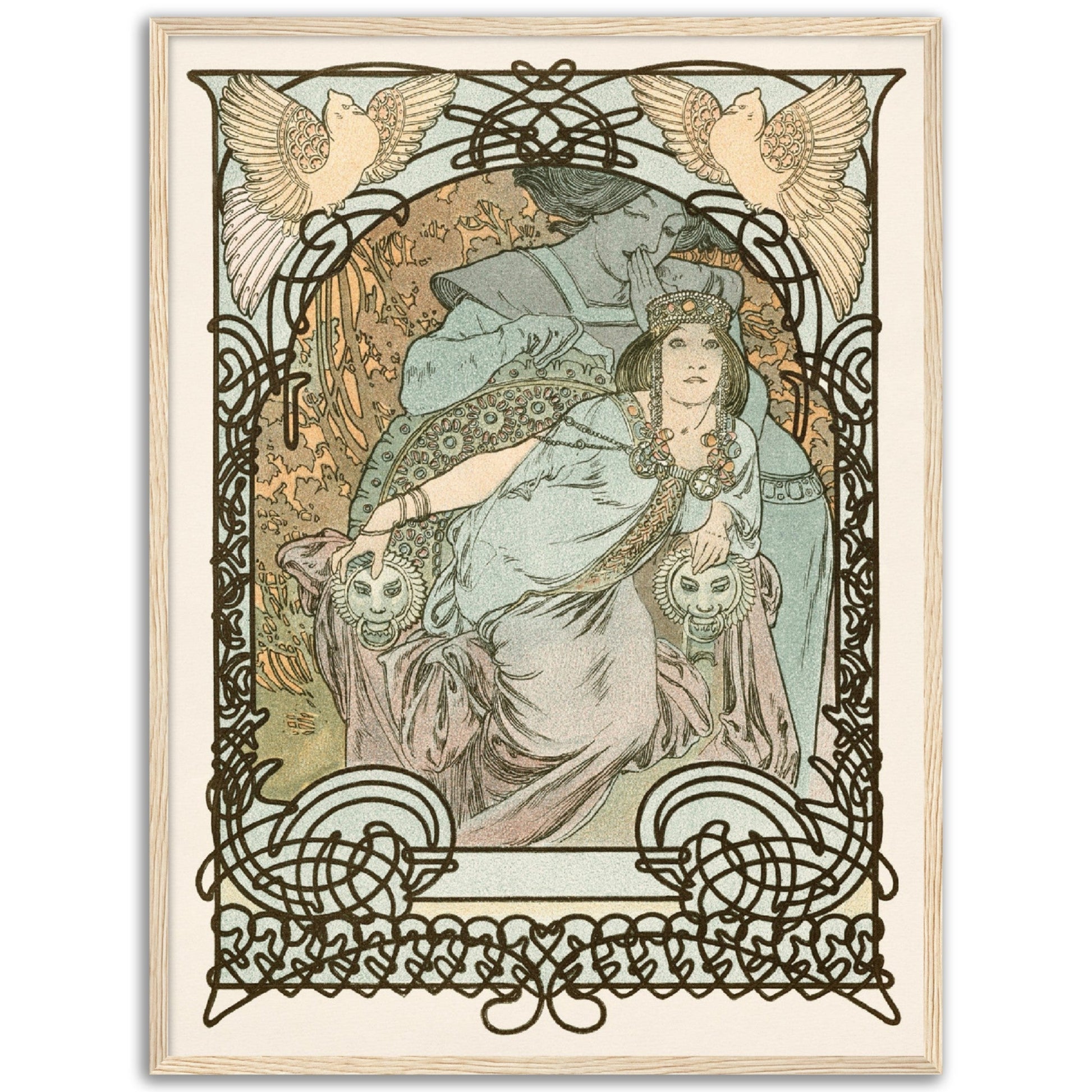 Ilsee, Princesse de Tripoli (1897) by Alphonse Mucha - Print Material - Master's Gaze