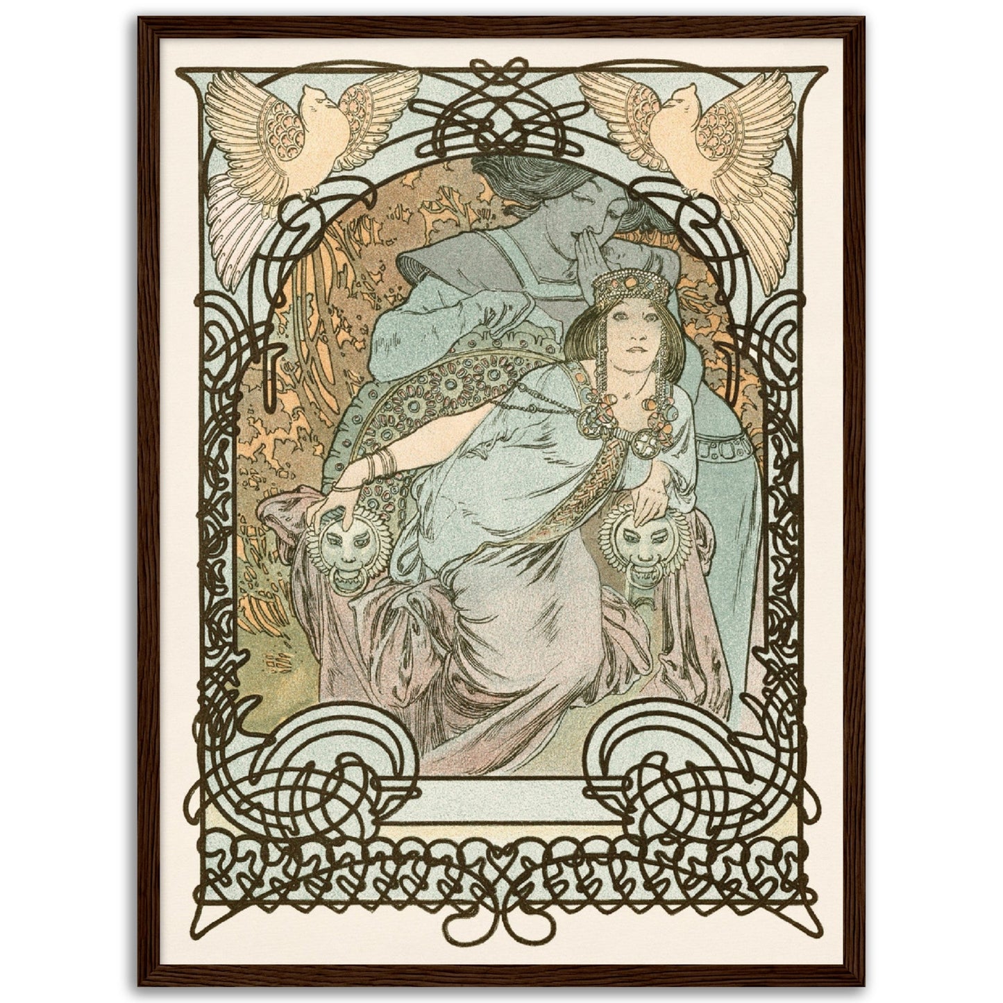 Ilsee, Princesse de Tripoli (1897) by Alphonse Mucha - Print Material - Master's Gaze