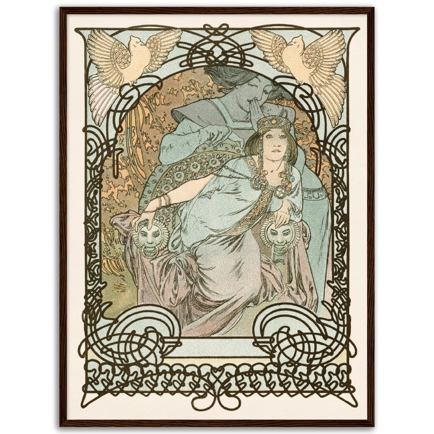 Ilsee, Princesse de Tripoli (1897) by Alphonse Mucha - Print Material - Master's Gaze